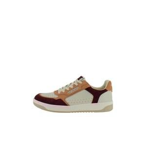 NEW SAM EDELMAN women's harper sneaker in tuscan clay/ french burgundy